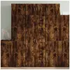 Image de Buffet haut chêne fumé 70x42,5x185 cm bois d ingénierie