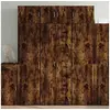 Image de Buffet haut chêne fumé 70x42,5x185 cm bois d'ingénierie, buffet, armoire de rangement, panneau latéral, armoire, 3281431