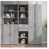 Image de Buffet haut sonoma gris 45x42,5x185 cm bois d ingénierie