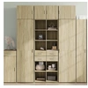 Image de Buffet haut chêne sonoma 70x42,5x185 cm bois d'ingénierie, buffet, meuble de rangement, armoire haute, armoire, 3281464