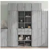 Image de Buffet haut sonoma gris 70x42,5x185 cm bois d'ingénierie, buffet, meuble de rangement, armoire haute, armoire, 3281467