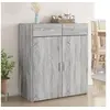 Image de Buffet sonoma gris 80x42,5x93 cm bois d'ingénierie, armoire, armoire latérale, armoire de rangement, armoire, 3281474