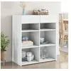 Image de Buffet blanc 80x42,5x93 cm bois d'ingénierie, armoire, armoire latérale, armoire de rangement, armoire, placard, 3281476
