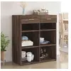 Image de Buffet chêne marron 80x42,5x93 cm bois d ingénierie