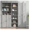 Image de Buffet haut sonoma gris 50x41x185 cm bois d ingénierie