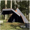 Image de Tente de camping tipi 5 personnes gris imperméable
