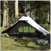 Image de Tente de camping 2 personnes blanc tissu occultant imperméable