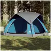 Image de Tente de camping de cabine 4 personnes bleu imperméable