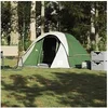 Image de Tente de camping de cabine 4 personnes vert imperméable