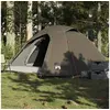 Image de Tente de camping à dôme 4 personnes marron imperméable