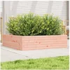 Image de Jardinière 90x90x23 cm bois massif douglas