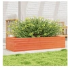 Image de Jardinière cire marron 110x40x23 cm bois de pin massif847230
