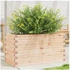 Image de Jardinière 90x40x45,5 cm bois de pin massif, jardinière d'extérieur, bac à fleurs, boîte à plantes, jardinière de 847268