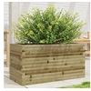 Image de Jardinière 90x40x45,5 cm bois de pin imprégné, jardinière d'extérieur, bac à fleurs, boîte à plantes, jardinière de 847272