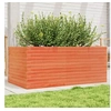 Image de Jardinière cire marron 110x60x45,5 cm bois de pin massif847285