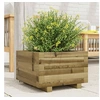 Image de Jardinière 40x40x26,5 cm bois de pin imprégné