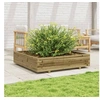Image de Jardinière 110x110x26,5 cm bois de pin imprégné