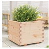 Image de Jardinière 60x60x49,5 cm bois de pin massif