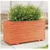 Image de Jardinière cire marron 90x40x49,5 cm bois de pin massif847375