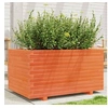 Image de Jardinière cire marron 90x60x49,5 cm bois de pin massif847385