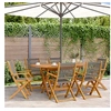 Image de 7-delige Tuinset polypropeen en massief hout grijs3281710