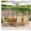 Image de 7-delige Tuinset poly rattan en massief hout beige3281732