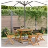 Image de 5-delige Tuinset poly rattan en massief hout zwart3281766