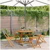 Image de 5-delige Tuinset poly rattan en massief hout grijs3281767