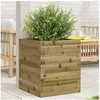 Image de Jardinière 40x40x46 cm bois de pin imprégné