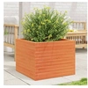 Image de Jardinière cire marron 60x60x46 cm bois de pin massif