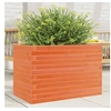 Image de Jardinière cire marron 70x40x46 cm bois de pin massif