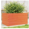 Image de Jardinière cire marron 90x60x46 cm bois de pin massif