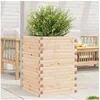 Image de Jardinière 50x50x68,5 cm bois de pin massif