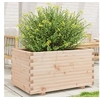 Image de Jardinière 90x60x49,5 cm bois de pin massif, jardinière d'extérieur, bac à fleurs, bac à tomates, jardinière de 3282564
