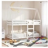 Image de Lit superposé avec toit blanc 75x190 cm bois massif de pin, lit, cadre de lit, lit mezzanine, meuble de chambre, 3282090