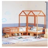 Image de Kinderbed met huisje massief grenenhout wasbruin 90x190 cm3282182