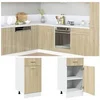 Image de Armoire à tiroirs inférieure "Lyon" Chêne Sonoma 40 x 46 x 81,5 cm Bois d'ingénierie 847493