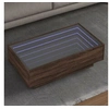 Image de Table basse avec LED chêne marron 90x50x30 cm bois d ingénierie