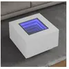 Image de Table basse avec LED blanc 60x60x40 cm bois d'ingénierie 847567