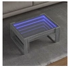 Image de Table basse avec LED infini sonoma gris 70x53x30 cm