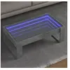 Image de Table basse avec LED infini gris béton 90x53x30 cm