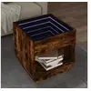 Image de Table basse avec LED Infinity chêne fumé 50x50x50 cm