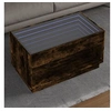 Image de Table basse avec LED infini chêne fumé 90x50x50 cm