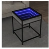 Image de Table basse avec LED Infinity sonoma gris 40x40x51 cm 847675