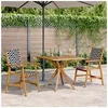 Image de 3-delige Tuinset massief acaciahout3283574