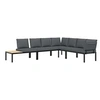 Image de Salon de jardin modulable GENERIQUE bois massif 4 pieces 118 x 73 cm 2 personnes