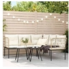 Image de Ensembles canapes. fauteuils et tables de jardin acier noir 2 pieces