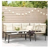 Image de Ensembles canapes. fauteuils et tables de jardin gris bois massif 2 personnes 176 x 175 x 75 cm 2 pieces
