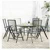Image de Ensemble de chaises de jardin inclinables 7 pcs anthracite, ensemble de chaises d'extérieur, meuble d'extérieur, 3283763