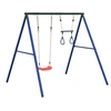 Image de Ensemble de balançoire d'extérieur avec balançoire et trapèze pour enfants -